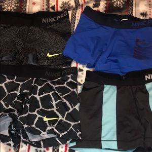 Nike spandex shorts